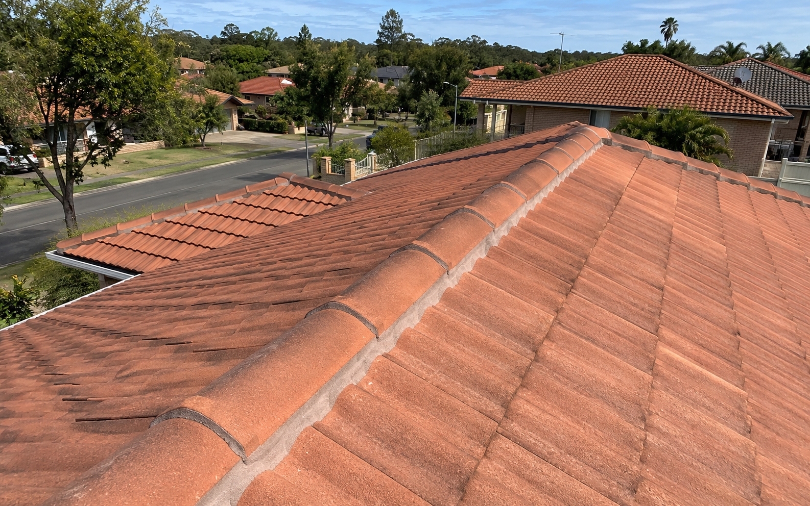 Gutter replacement work