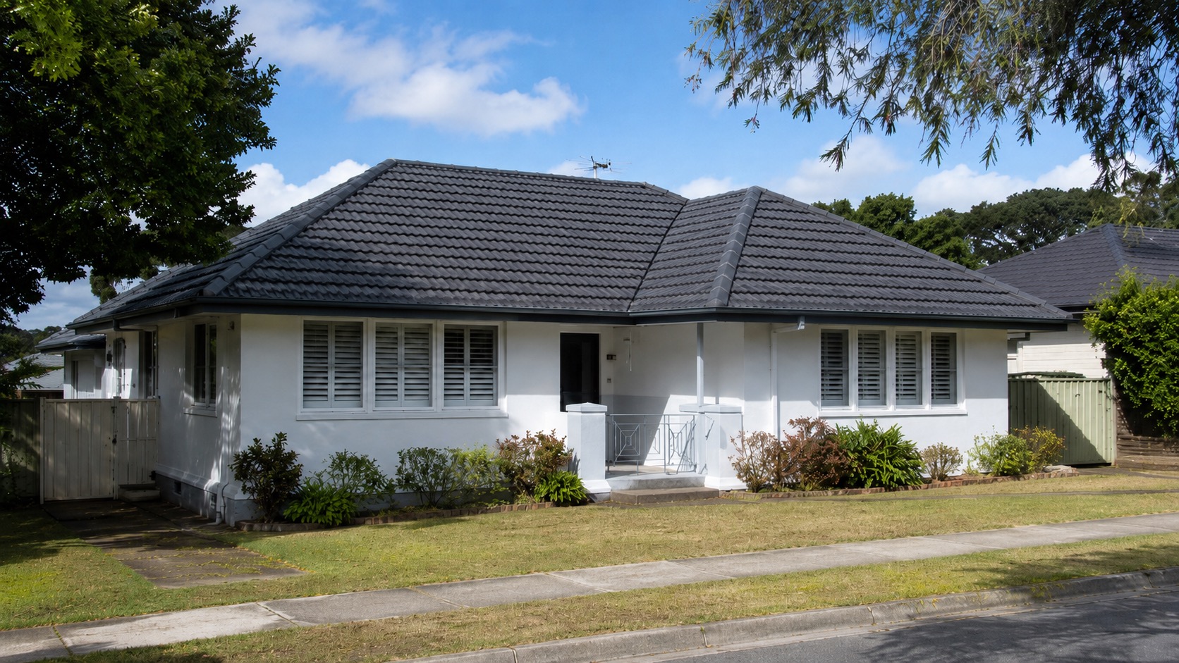 Completed roof project